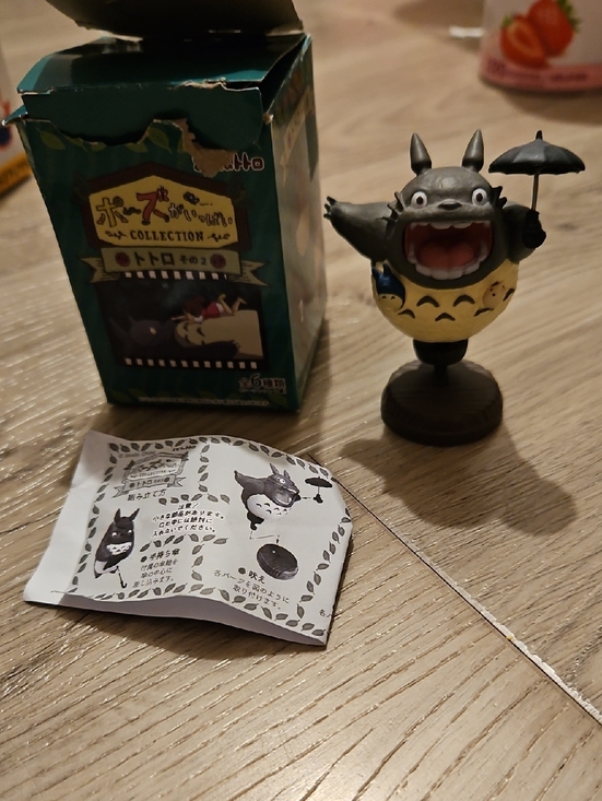 Studio Ghibli Other - Totoro Mini Figure with Umbrella Out Of Box But Sealed In Package